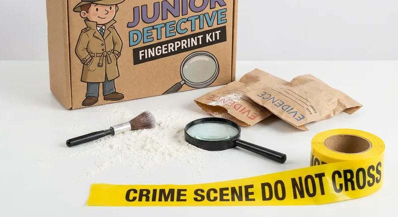 CSI Fingerprint Examination Kit: A Toy About Solving Crimes That Committed One Against Children's Lungs
