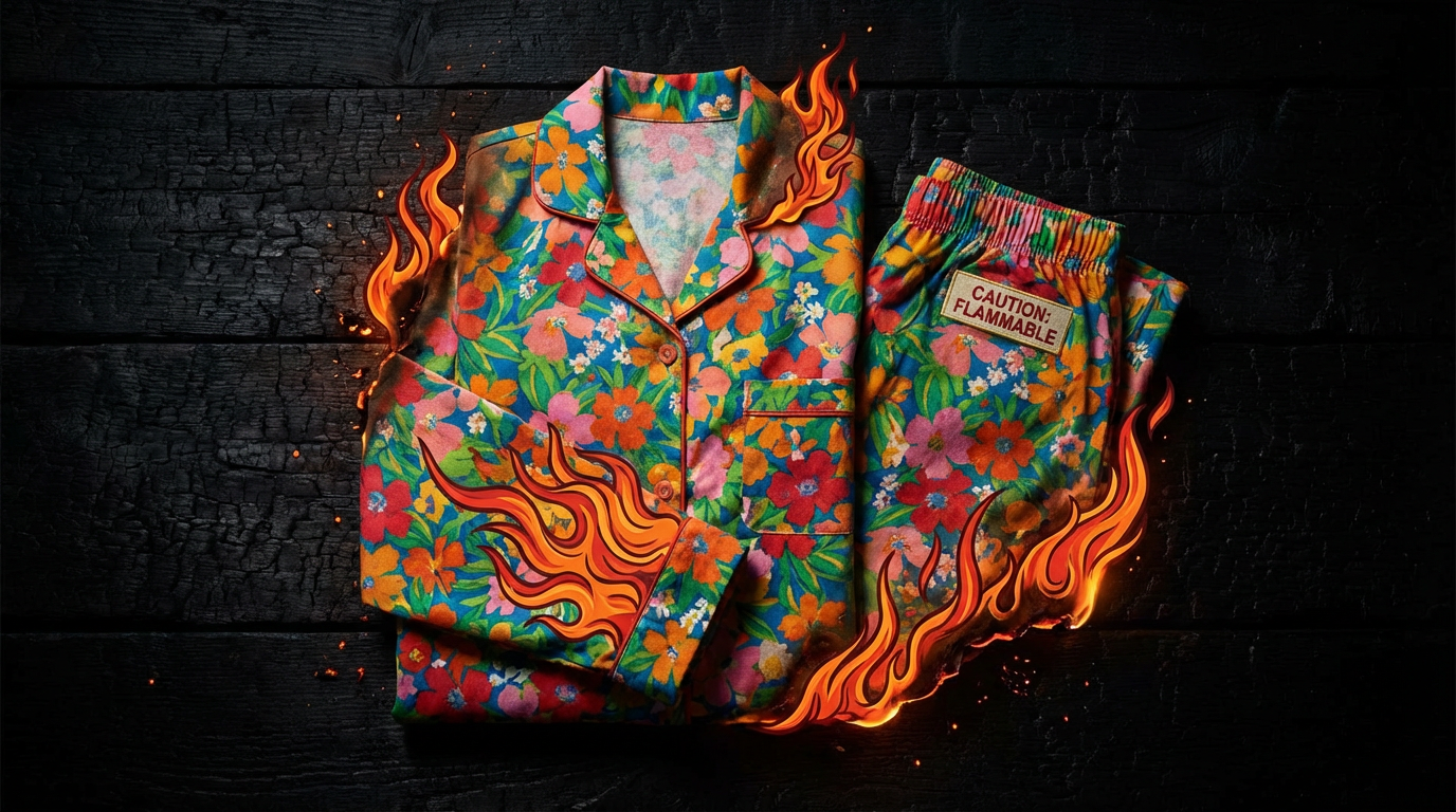 Flammable Pajamas: Turning Bedtime Into a Bonfire
