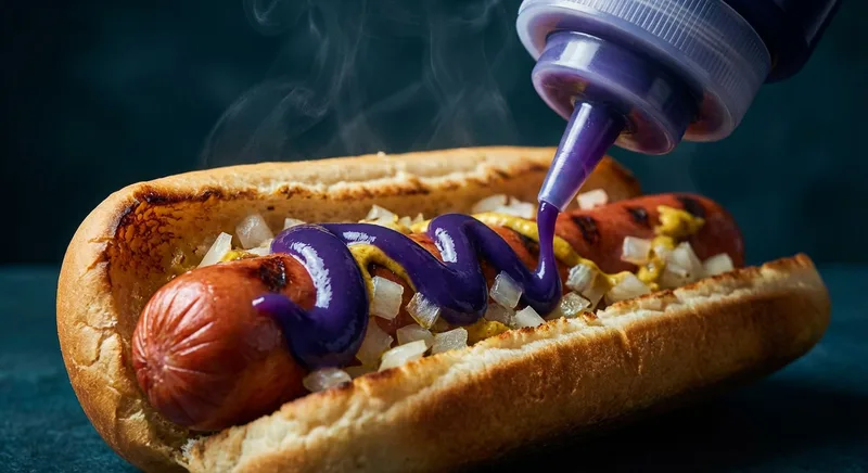 Heinz EZ Squirt Colored Ketchup: Purple Ketchup on a Hot Dog Is a War Crime Against Condiments