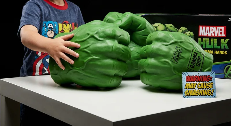 Marvel Hulk Gamma Smash Fists: A Toy Where the Selling Point and the Injury Mechanism Are the Same Word — SMASH