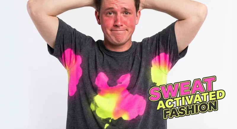 Hypercolor T-Shirts: The Shirt That Publicly Broadcast Exactly Where You Were Sweating, in Neon