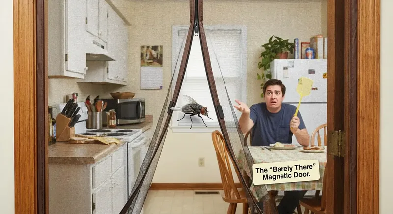 Magic Mesh: A Magnetic Screen Door Whose Primary Feature Is Not Working as a Screen Door