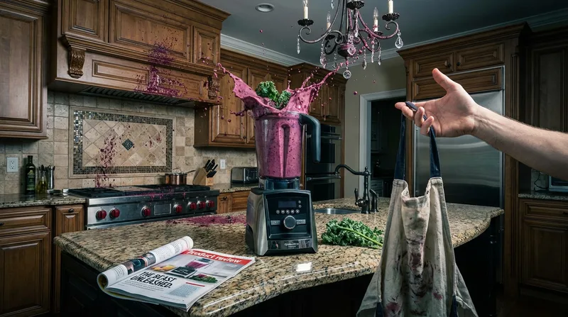 The SmoothMaster 3000 Blender: A $200 Way to Redecorate Your Kitchen Ceiling