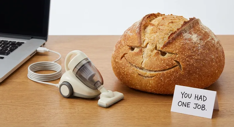 The USB Desktop Vacuum Cleaner: A Vacuum So Small and Weak It Lost a Fight with a Single Crumb